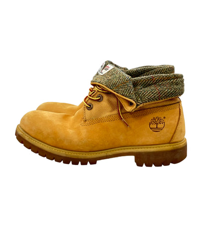 Timberland ロールトップブーツ × ハリスツイード ヘリンボーン柄 メンズ SIZE 9 W ティンバーランド