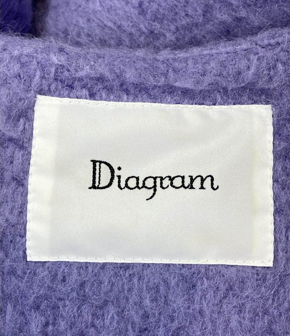 美品 Diagram ノーカラーコート レディース SIZE 36 (S) ダイアグラム