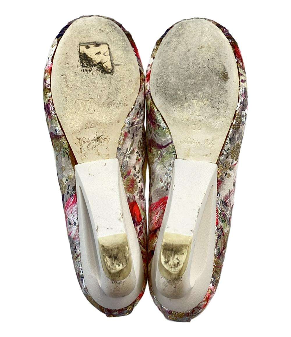 LOUIS VUITTON パンプス 花柄 レディース SIZE 34 22(cm) ルイ・ヴィトン