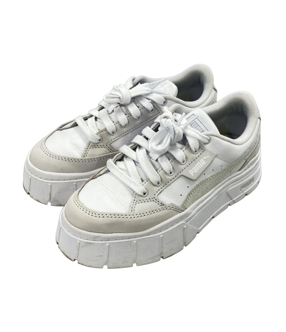 PUMA ローカットスニーカー 厚底 メイズ スタック リュクス 389853-11 レディース SIZE 23.5 (M) プーマ