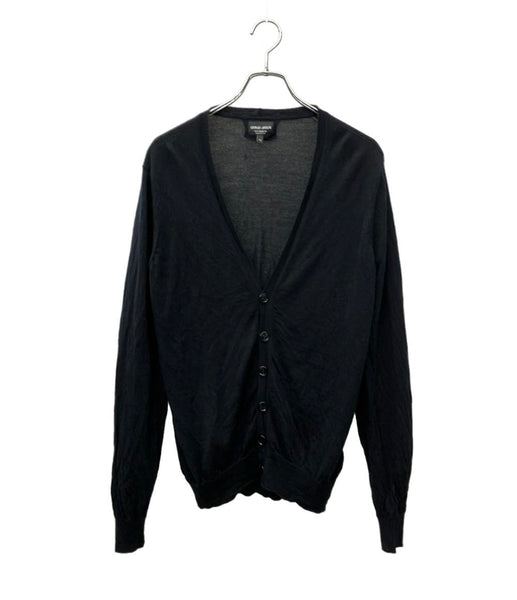 美品★Giorgio Armani ジョルジオアルマーニ★44ニットカーディガン GIORGIO ARMANI 長袖カーディガン ニット カシミア100% メンズ SIZE 50