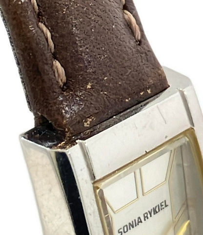 ソニアリキエル 腕時計 クオーツ シルバー SR8021 レディース Sonia Rykiel