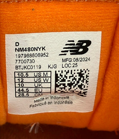 美品 NEW BALANCE ローカットスニーカー ×キス  ヌメリック480 マディソンスクエアガーデン NM480NYK メンズ SIZE 28.5 (XL) ニューバランス