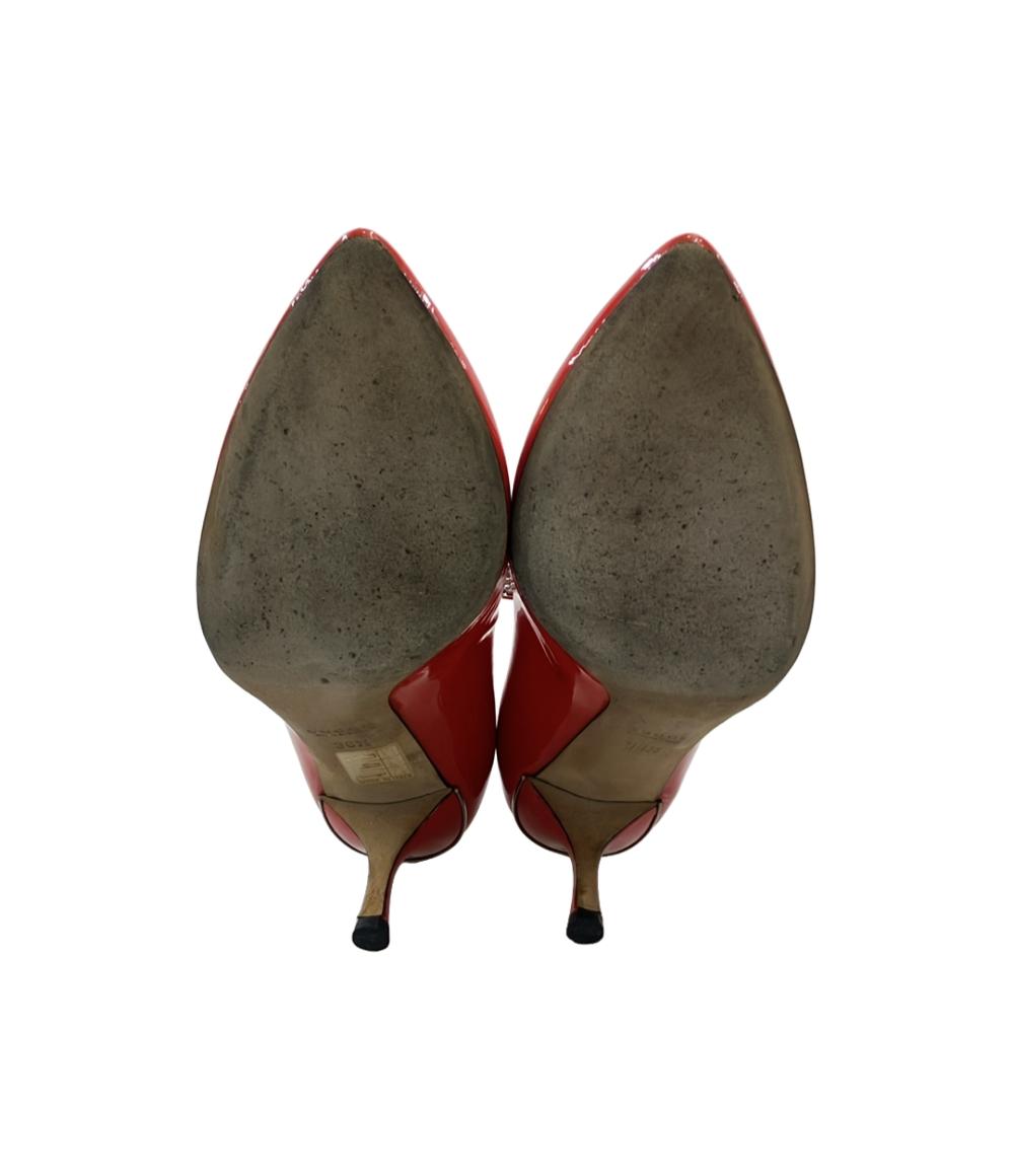 GUCCI ポインテッドトゥパンプス エナメル レディース SIZE 36 1/2 グッチ
