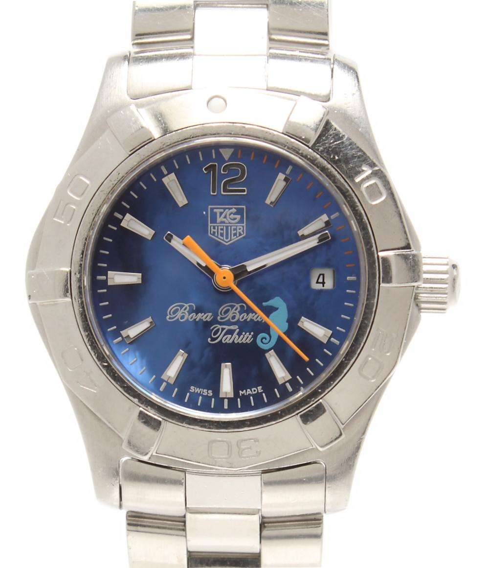 タグホイヤー 腕時計 600本限定モデル ボラボラ アクアレーサー WAF141N クオーツ ブルー レディース TAG HEUER TAG HEUER 腕時計 600本限定モデル ボラボラ アクアレーサー クオーツ