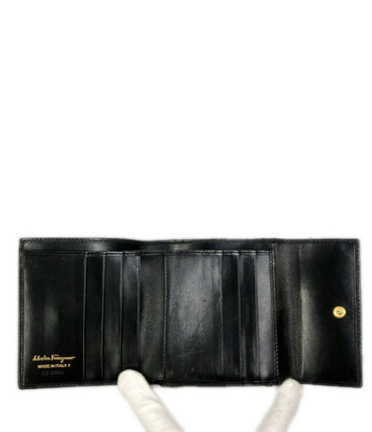 Salvatore Ferragamo 二つ折り財布 レザー ヴァラ レディース サルヴァトーレフェラガモ