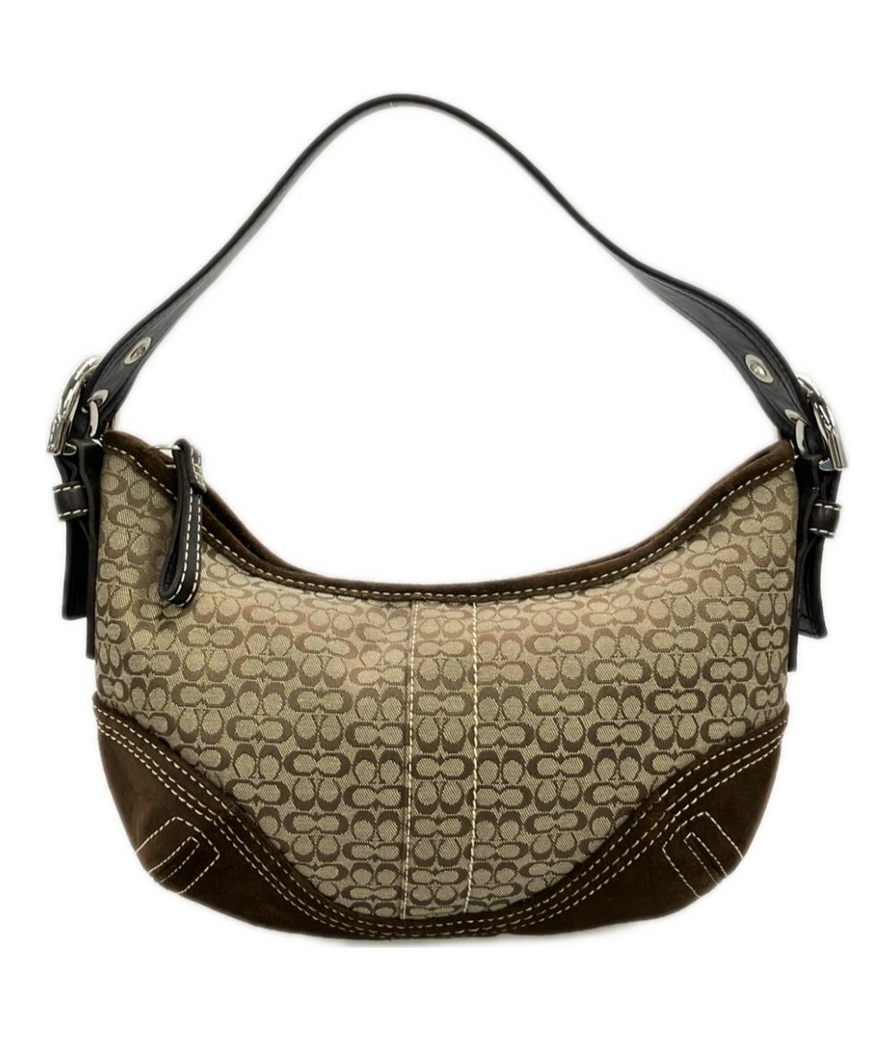 COACH ショルダーバック 肩掛け キャンバス ミニシグネチャー 2154 レディース コーチ