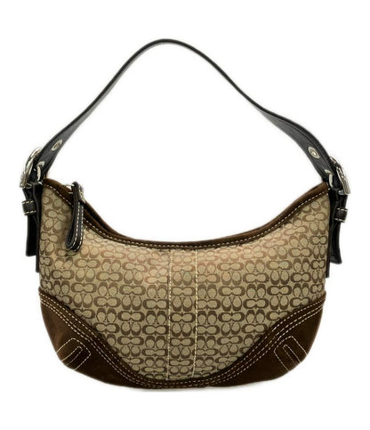 COACH ショルダーバック 肩掛け キャンバス ミニシグネチャー 2154 レディース コーチ