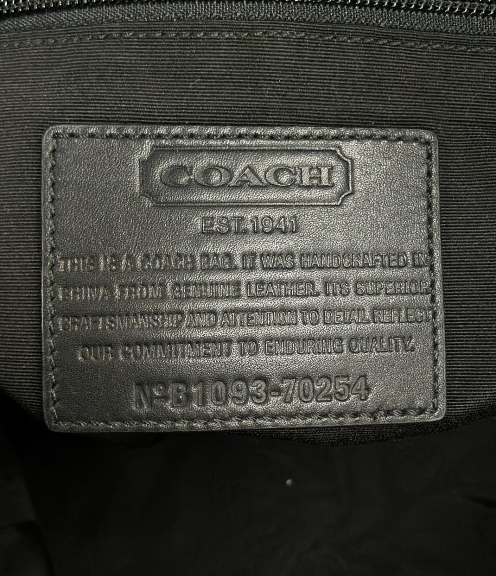 COACH ボストンバッグ ショルダーバッグ 2WAY 斜め掛け レザー オプアート 70254 ユニセックス コーチ