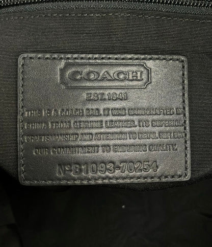 COACH ボストンバッグ ショルダーバッグ 2WAY 斜め掛け レザー オプアート 70254 ユニセックス コーチ