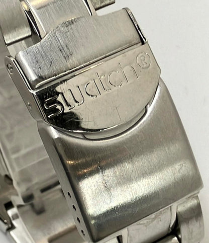 Swatch 腕時計 アイロニー IRONY クオーツ ブラック メンズ スウォッチ