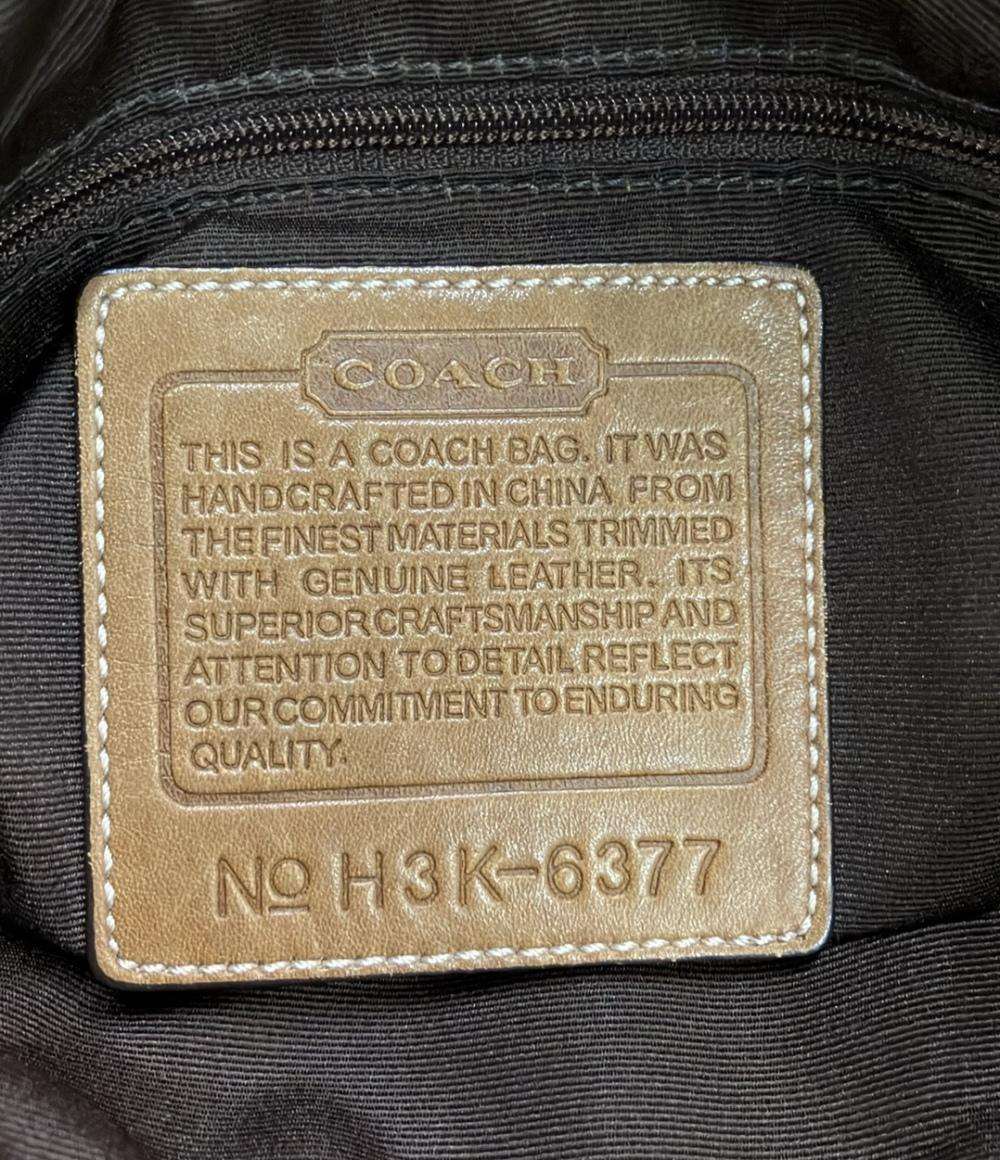 COACH ショルダーバッグ 斜め掛け キャンバス ミニシグネチャー 6377 レディース コーチ