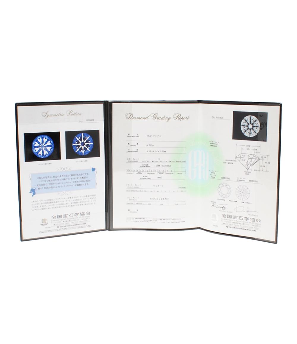 美品 リング 指輪 Pt900 ダイヤ 0.260ct 0.048ct レディース SIZE 11号