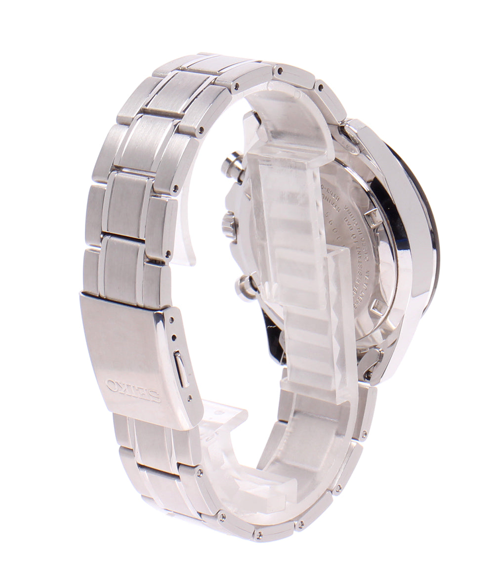 SEIKO 腕時計 クオーツ ブルー 8T63-00D0 メンズ セイコー
