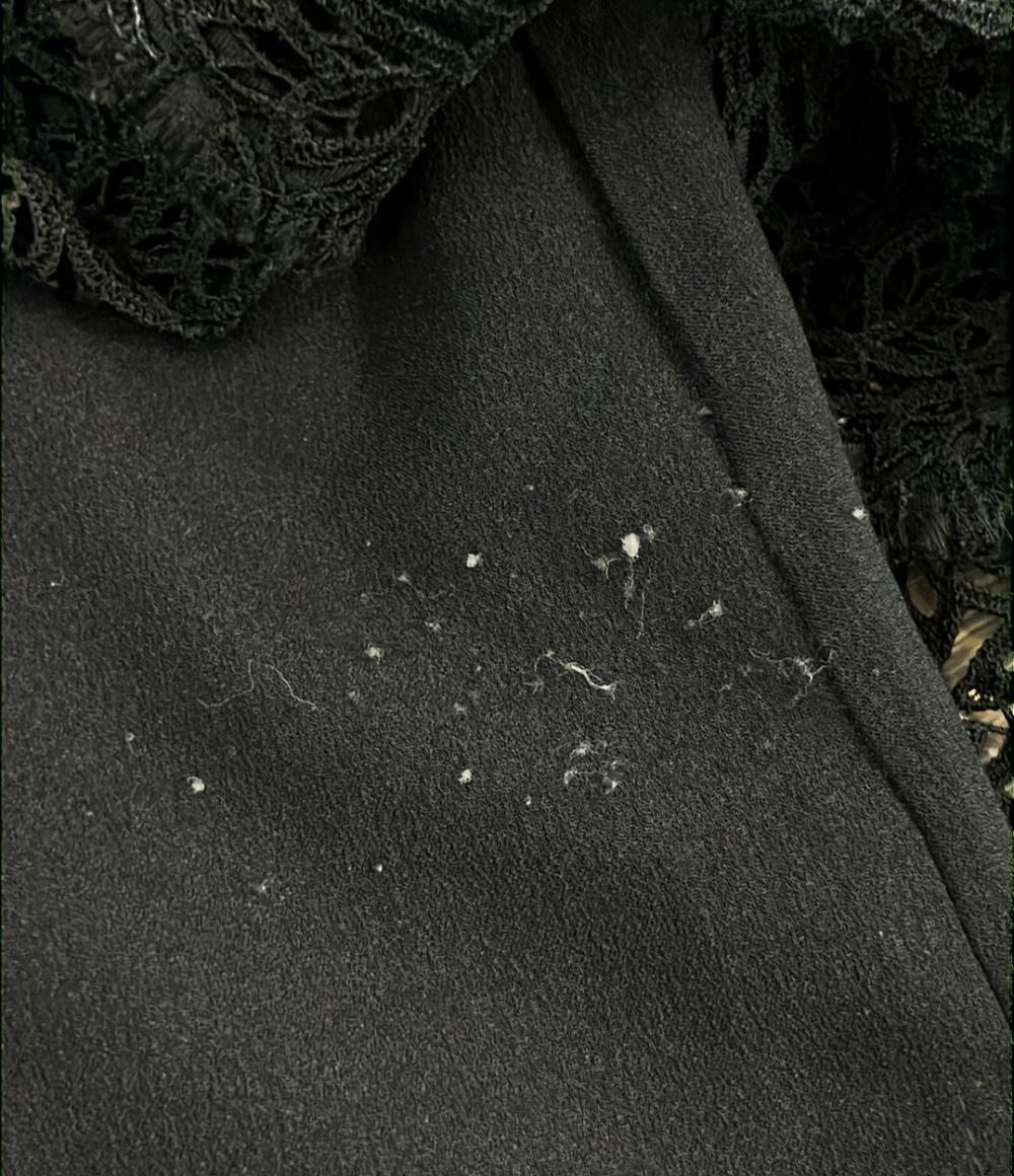 フレイアイディー リーフレースパネルワンピース ペチコート付き