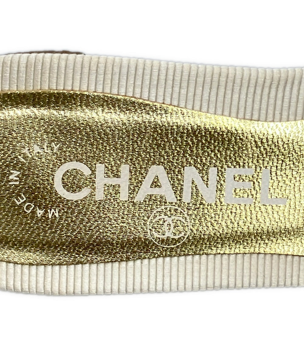 CHANEL ミュール サンダル レディース SIZE 37.5 シャネル