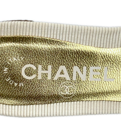 CHANEL ミュール サンダル レディース SIZE 37.5 シャネル