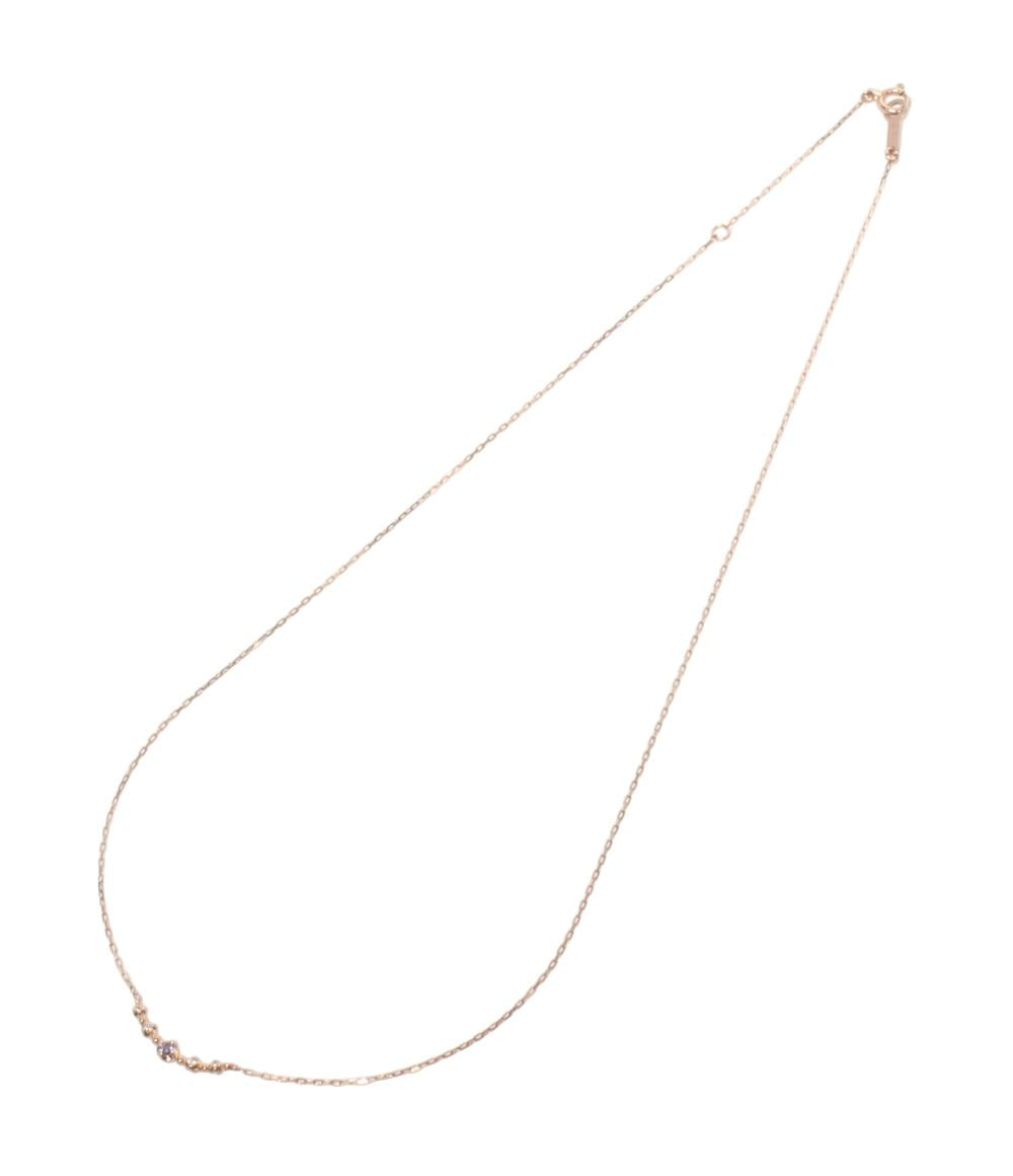 美品 4℃ ネックレス K10 ダイヤモンド レディース ヨンドシー