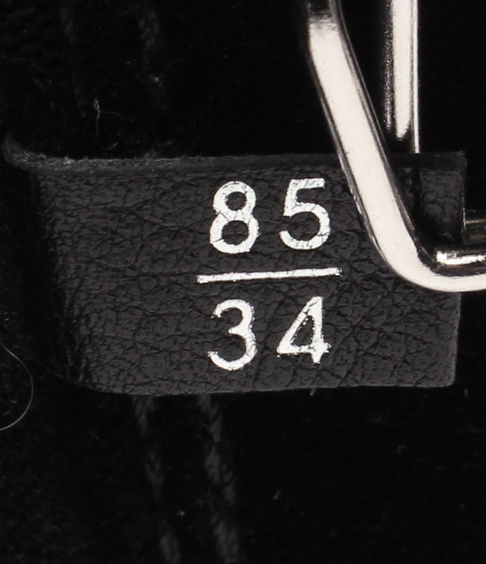 CHANEL ベルト チェーンバックル ベルベットベルト シルバー金具 レディース シャネル