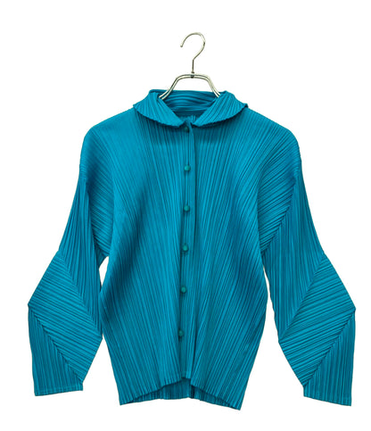 PLEATS PLEASE 長袖 変形スリーブ プリーツシャツ レディース SIZE 3 プリーツプリーズ