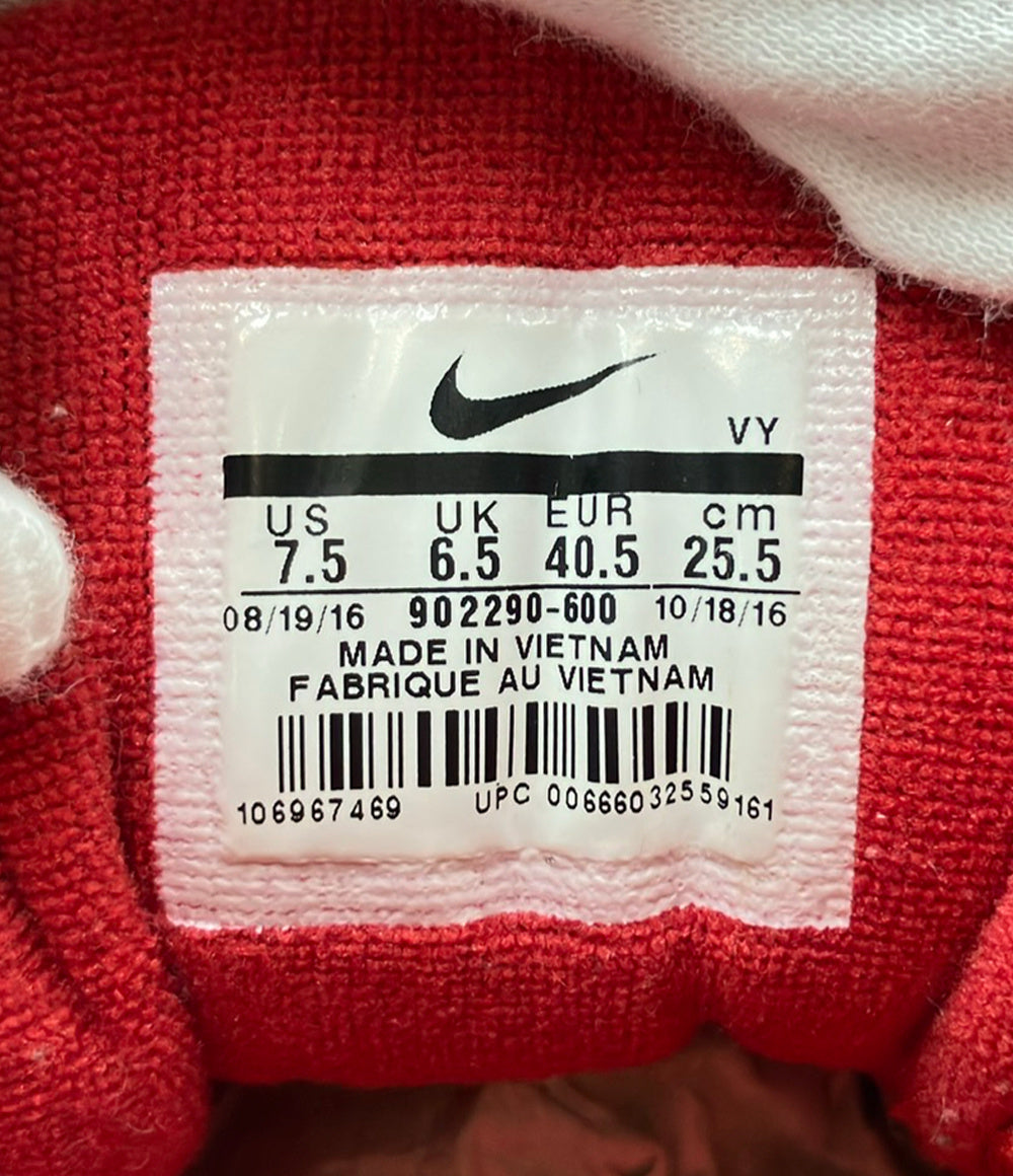 NIKE×Supreme ミドルカットスニーカー AIR MORE UPTEMPO 902290-600 メンズ SIZE 25.5 ナイキ×シュプリーム