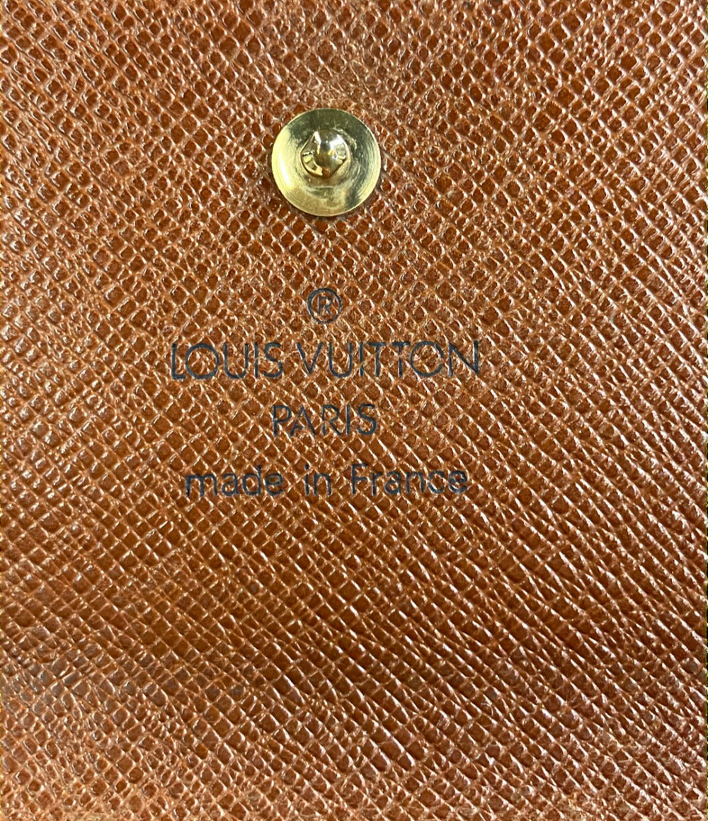 LOUIS VUITTON ダブルホック 二つ折り財布 ポルトモネ ビエ カルト