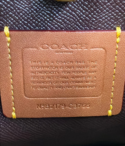 美品 COACH ショルダーバッグ 肩掛け レザー C3766 レディース コーチ
