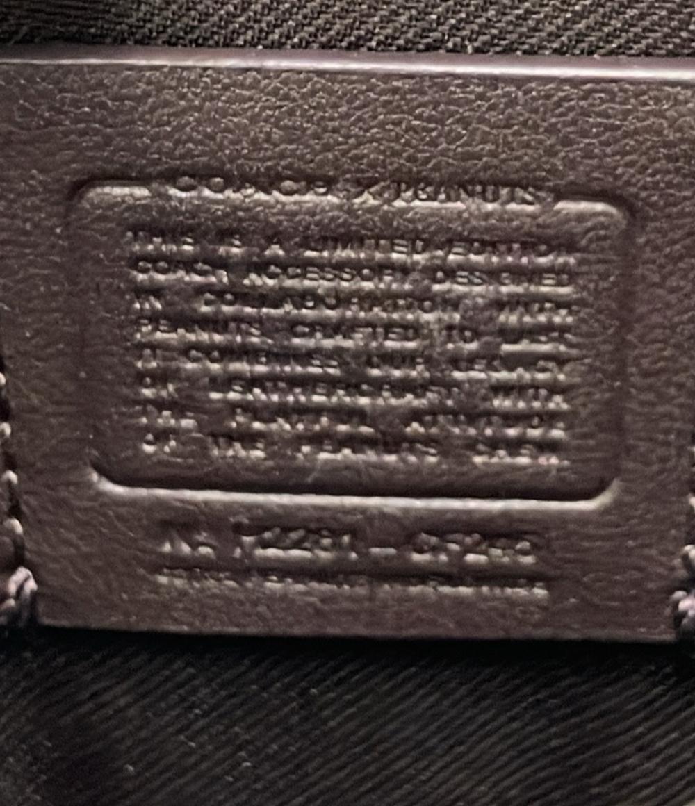 COACH ラウンドコインケース スヌーピー シグネチャー CF245 レディース コーチ