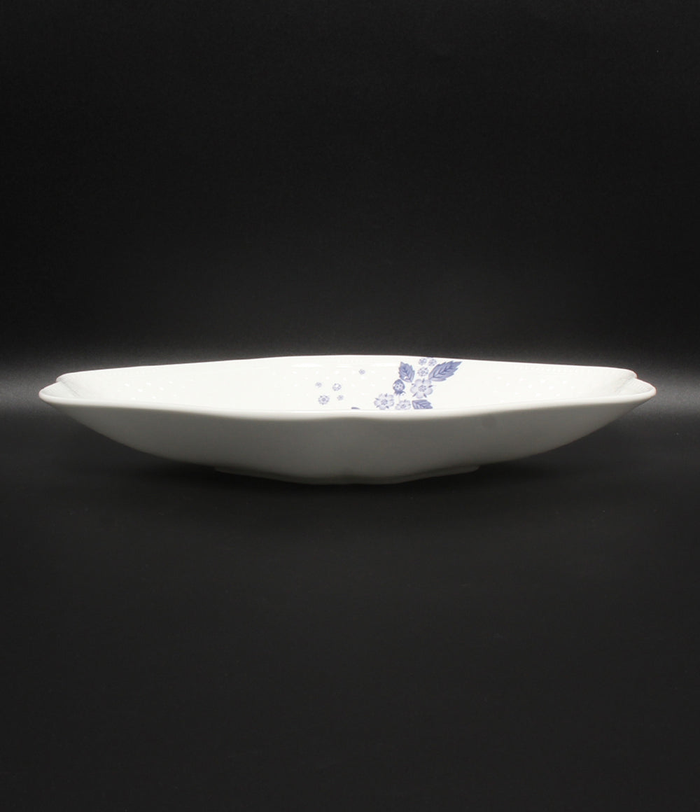 美品 WEDGWOOD マルチディッシュ 皿 31cm ストロベリー ブルーム インディゴ ウエッジウッド