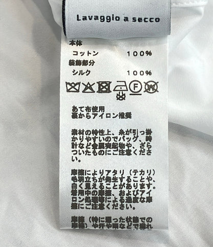 HERMES 長袖 バンドカラー シャツ H556310H1 メンズ SIZE 42 (M) エルメス