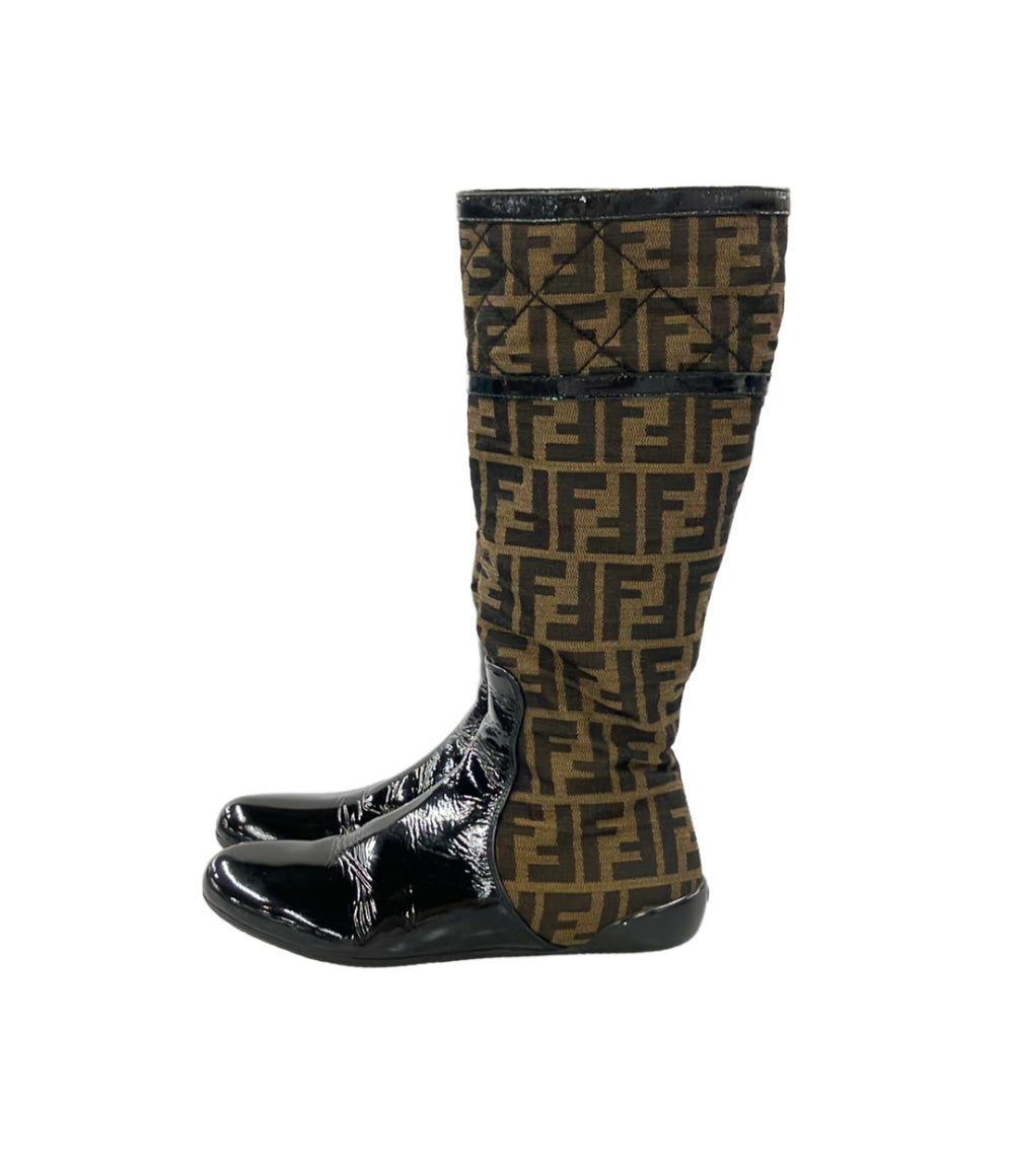 FENDI ロングブーツ ズッカ柄 レディース SIZE 36 (23cm) フェンディ