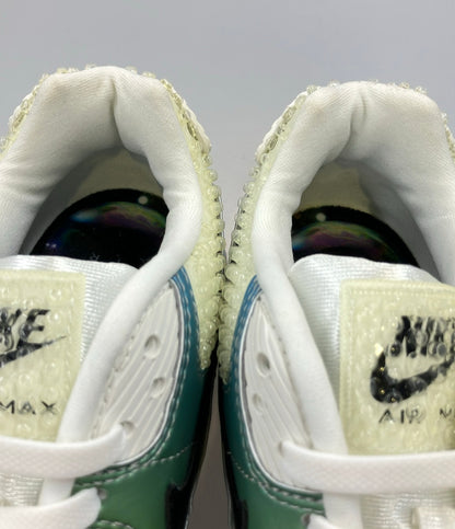 NIKE ローカットスニーカー シャボン玉 虹色 AIR MAX 90 20 GS CT9631-100 キッズ SIZE 22.5 ナイキ