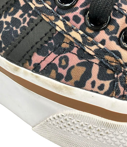 adidas ハイカットスニーカー 厚底 ヒョウ柄 ニッツァ プラットフォーム GY9531 レディース SIZE 24.5 (L) アディダス