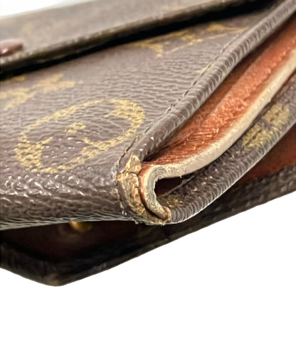 LOUIS VUITTON 二つ折り財布 Wホック ポルト モネ ビエ カルトクレディ モノグラム M61660 レディース メンズ ルイ・ヴィトン