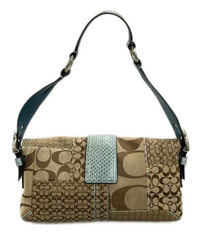 COACH ショルダーバッグ 肩掛け シグネチャーパッチワーク レディース コーチ