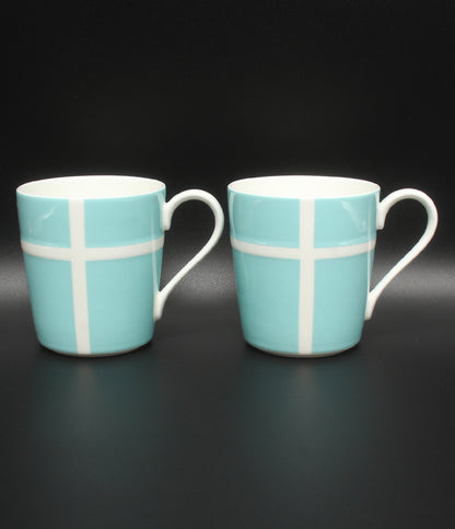 美品 Tiffany & Co. マグカップ 2点セット ペア ブルーボックス ティファニー