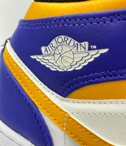 美品 NIKE ミドルカットスニーカー AIR JORDAN 1 MID GS DQ8423-517 キッズ SIZE 22.5 ナイキ