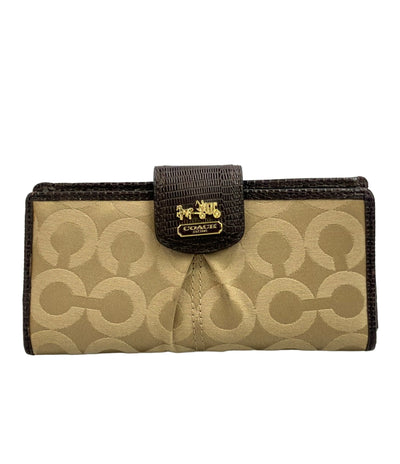 COACH 長財布 オプアート レディース コーチ