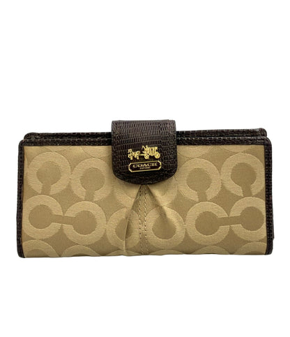 COACH 長財布 オプアート レディース コーチ