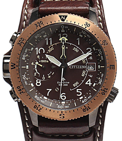 CITIZEN 腕時計 LAND アルティクロン ソーラー ブラウン J280-R013572 メンズ シチズン