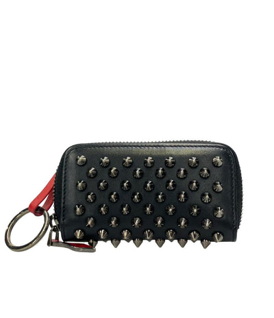 Christian Louboutin コインケース キーリング付き キーケース スパイクスタッズ パネトーネ レディース クリスチャンルブタン