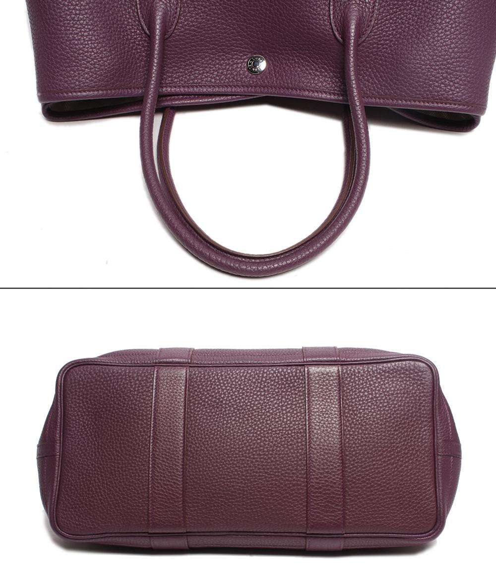 エルメス レザートートバッグ □P刻印 シルバー金具 ガーデンパーティー PM ネゴンダ レディース HERMES
