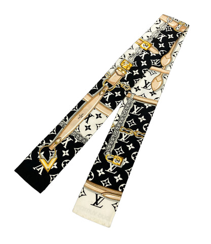 LOUIS VUITTON スカーフ シルク100% バンドー モノグラム コンフィデンシャル M78656 レディース ルイ・ヴィトン
