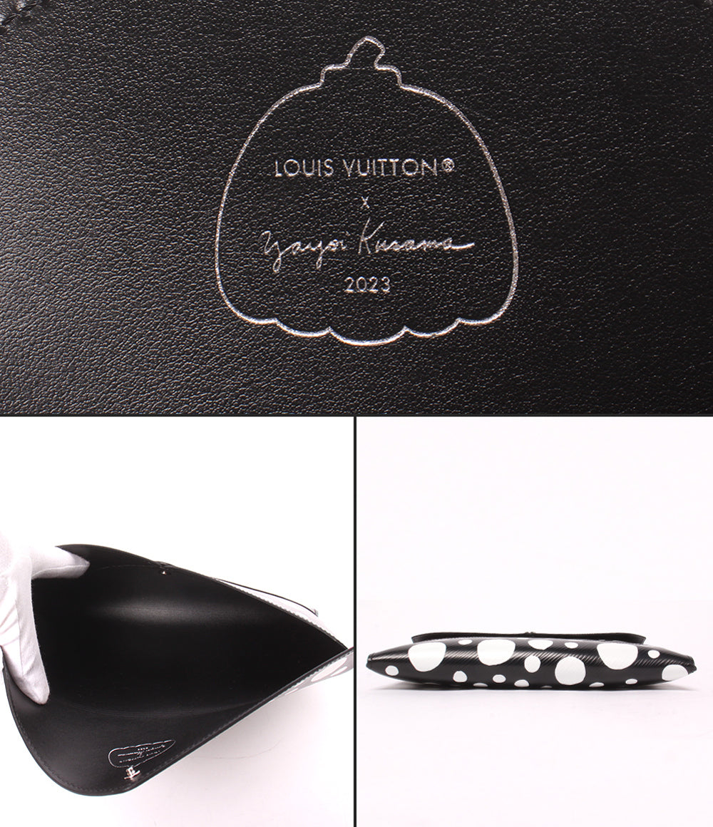 美品 LOUIS VUITTON 草間彌生 クラッチバッグ ポーチ ポシェット キリガミ エピ M81959 レディース ルイ・ヴィトン クサマヤヨイ