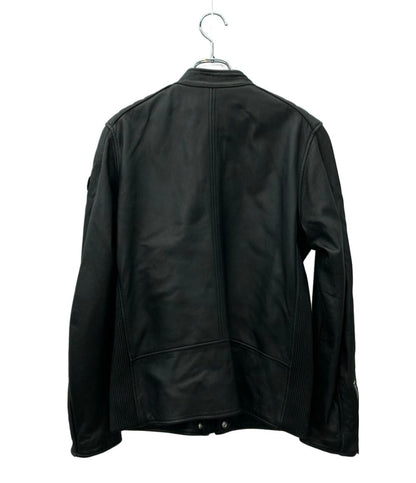 DIESEL レザージャケット ライダース シープ スキン 裏地レッド インポート メンズ SIZE M ディーゼル