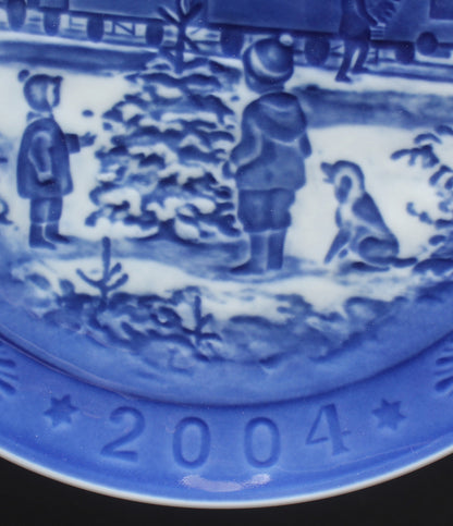 美品 Royal Copenhagen イヤープレート 飾り皿 18cm 2004 ロイヤルコペンハーゲン