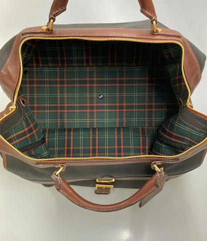 Dunhill ボストンバッグ ショルダーバッグ 2WAY 斜め掛け PVC レザー メンズ ダンヒル