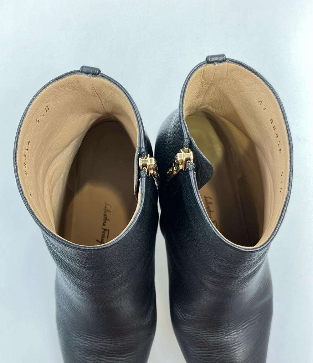 Salvatore Ferragamo ショートブーツ サイドジップ レディース SIZE 5