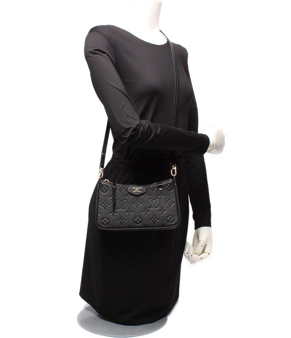 美品 LOUIS VUITTON ショルダーバッグ 肩掛け 斜め掛け イージー･ポーチ モノグラム アンプラント M80349 レディース ルイ・ヴィトン