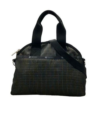 美品 LeSportsac 2way ハンドバッグ ショルダーバッグ 斜め掛け チェック柄 レディース レスポートサック